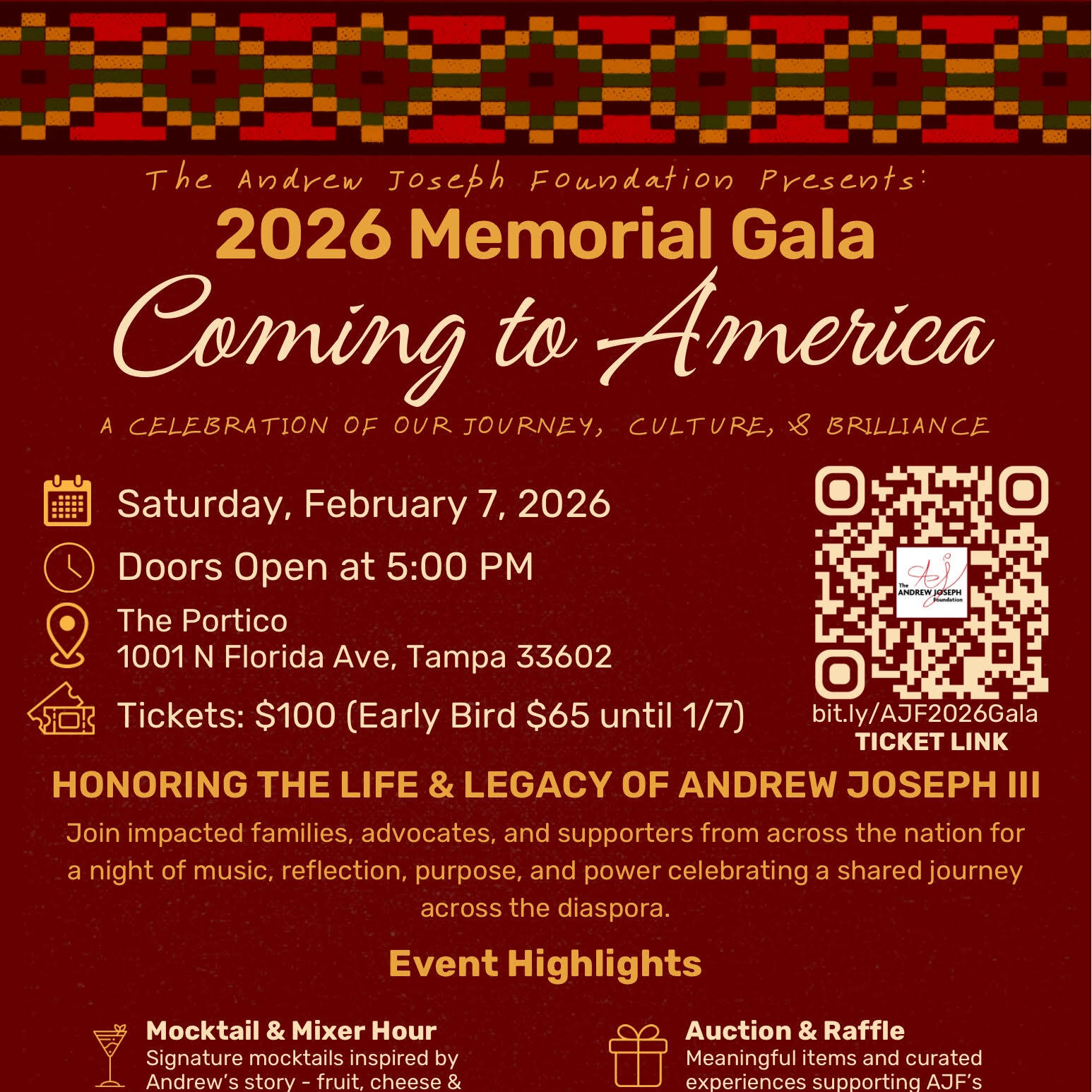 Coming to America - logo